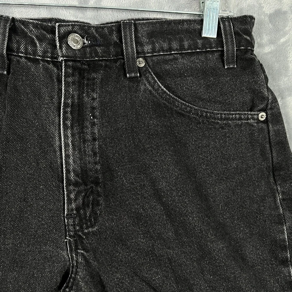 Vintage Levis 550 Jean Shorts Mens 33 (31) Black Red Batwing Orange Tab 90s